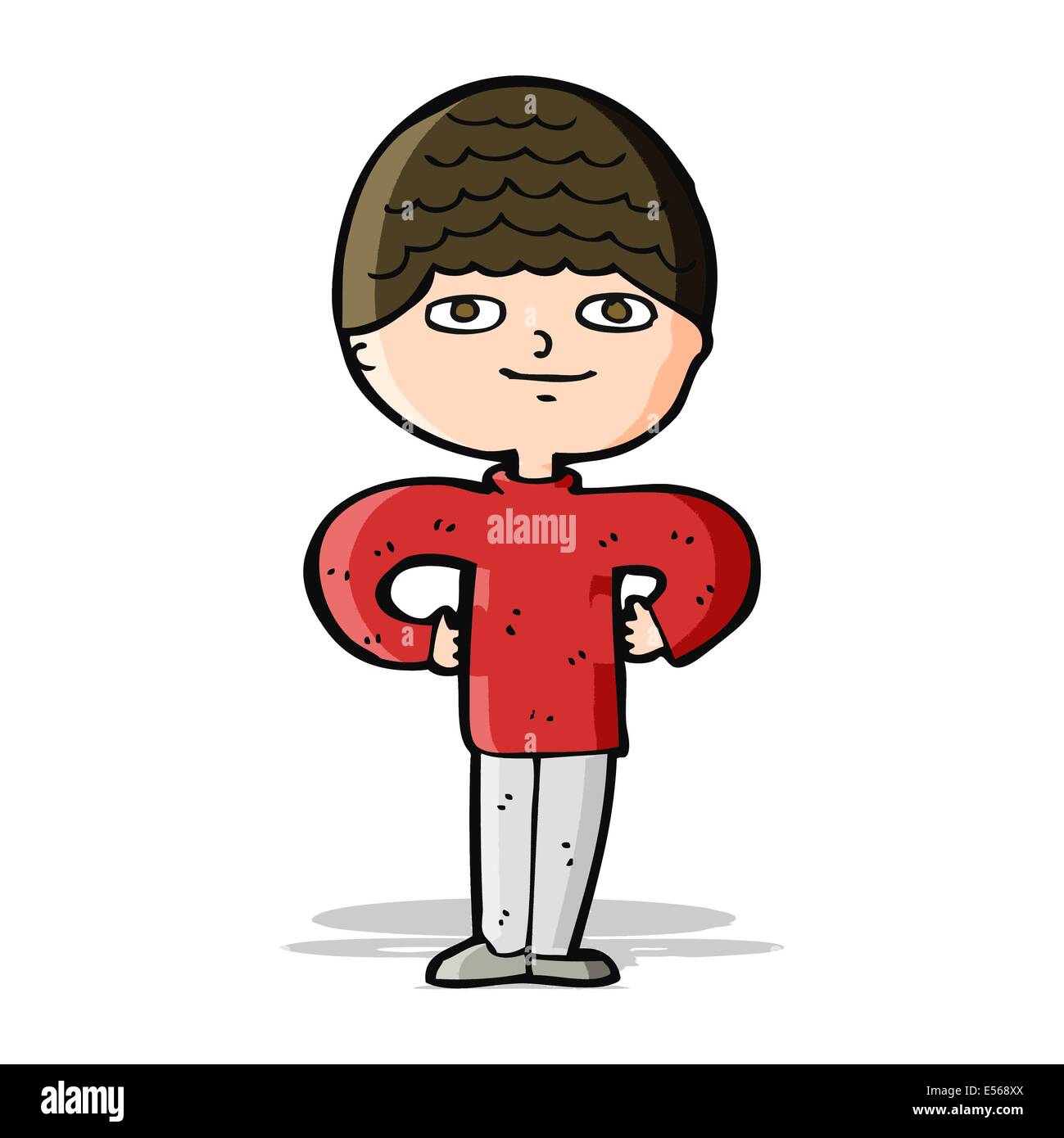 cartoon proud man Stock Vector Image & Art - Alamy