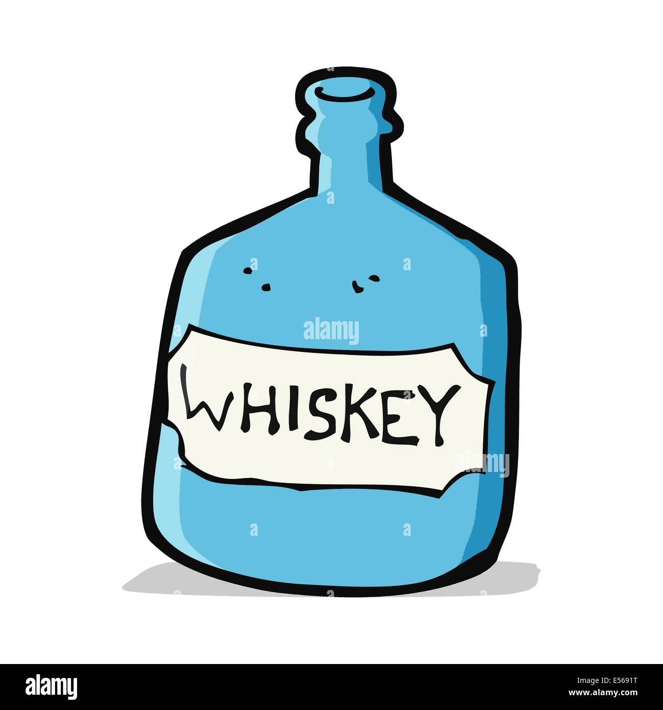 Cartoon old whiskey bottle hires stock photography and images Alamy