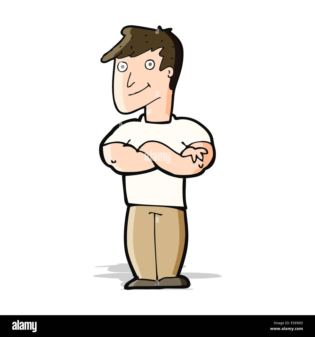 cartoon muscular man Stock Vector Image & Art - Alamy