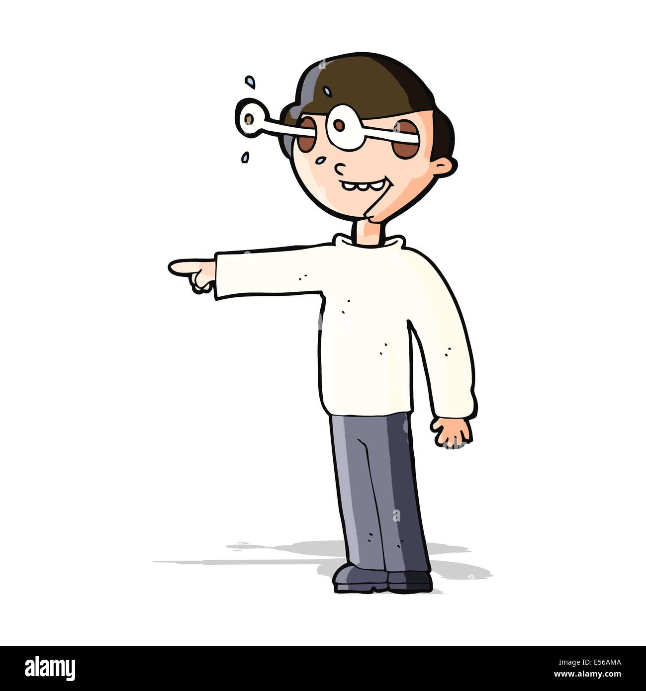 Animation Staring cartoon staring man Stock Vector Image & Art - Alamy