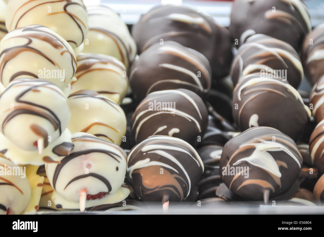 Interior of a candy store. Photographed in Prague Czech Republic Stock