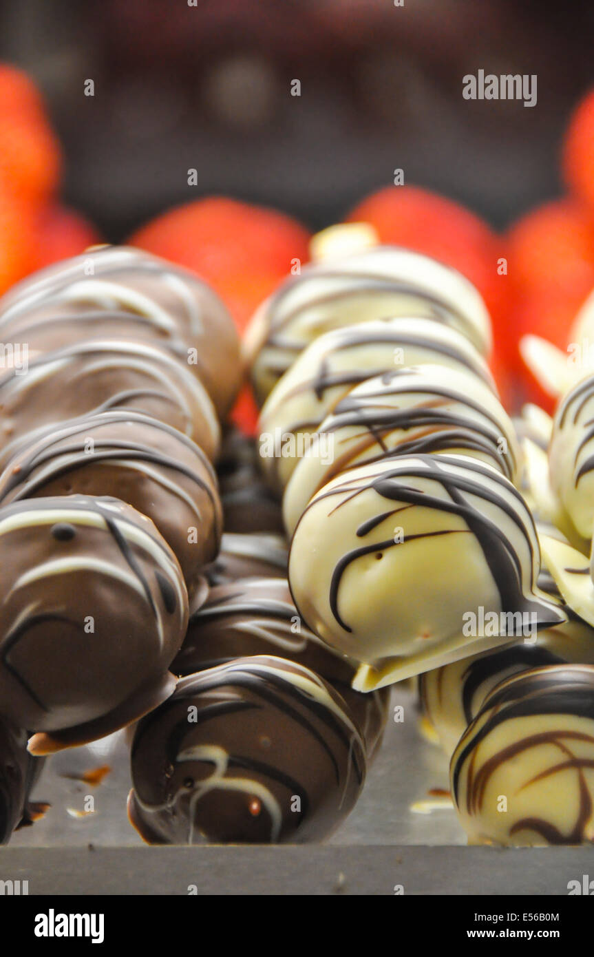Interior of a candy store. Photographed in Prague Czech Republic Stock