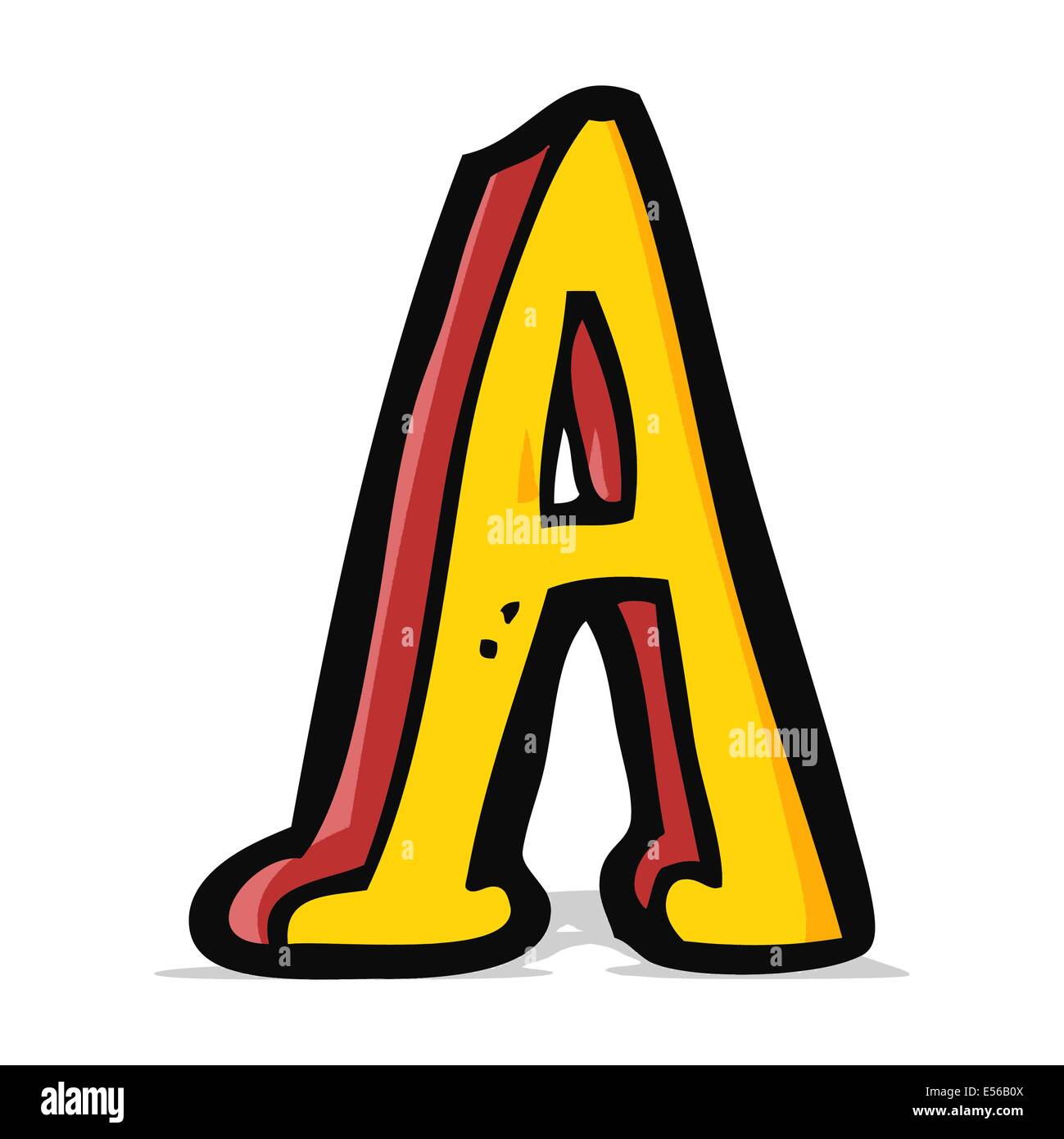 cartoon letter A Stock Vector Image & Art - Alamy