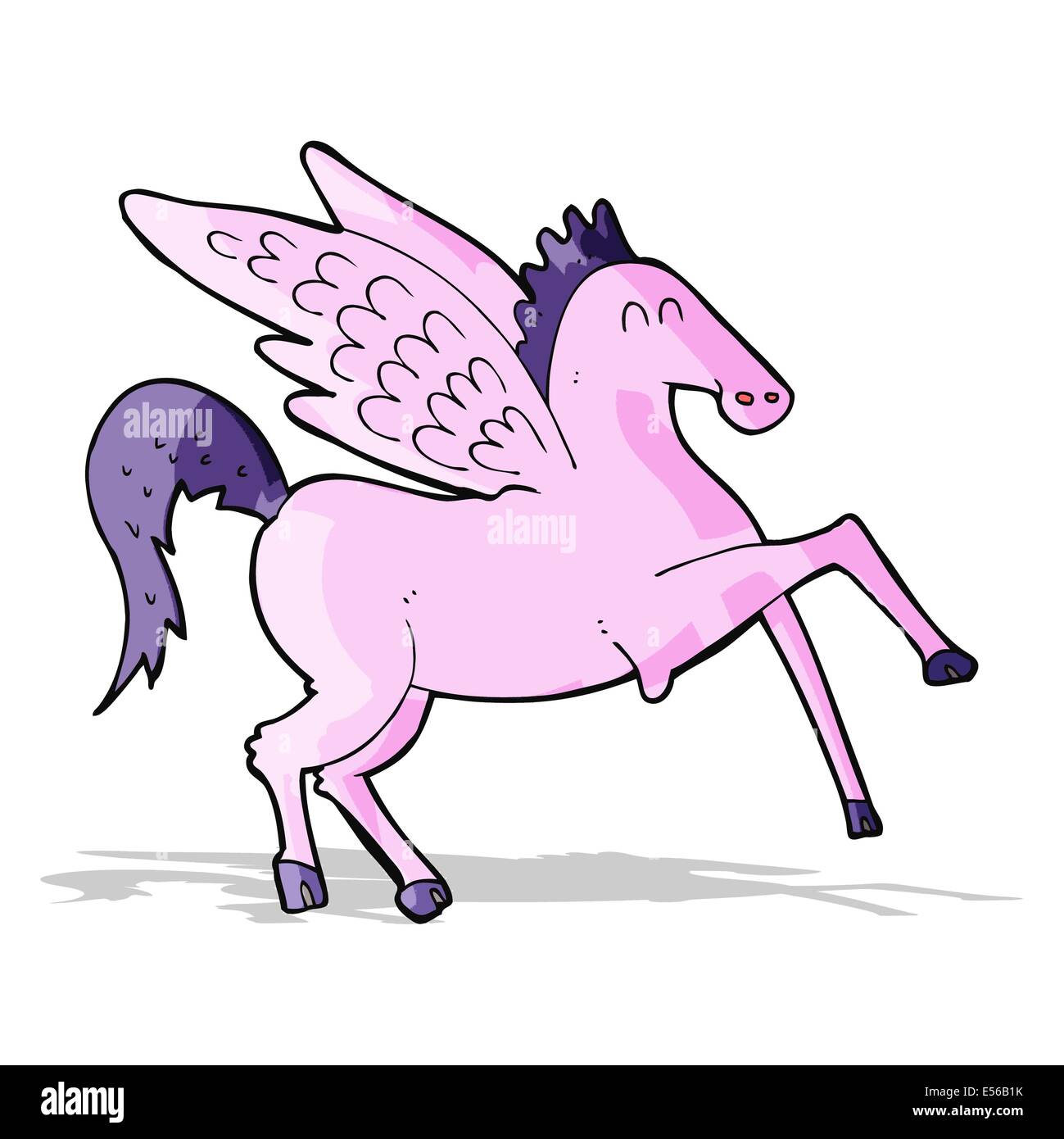 Cartoon pegasus Cut Out Stock Images & Pictures - Alamy