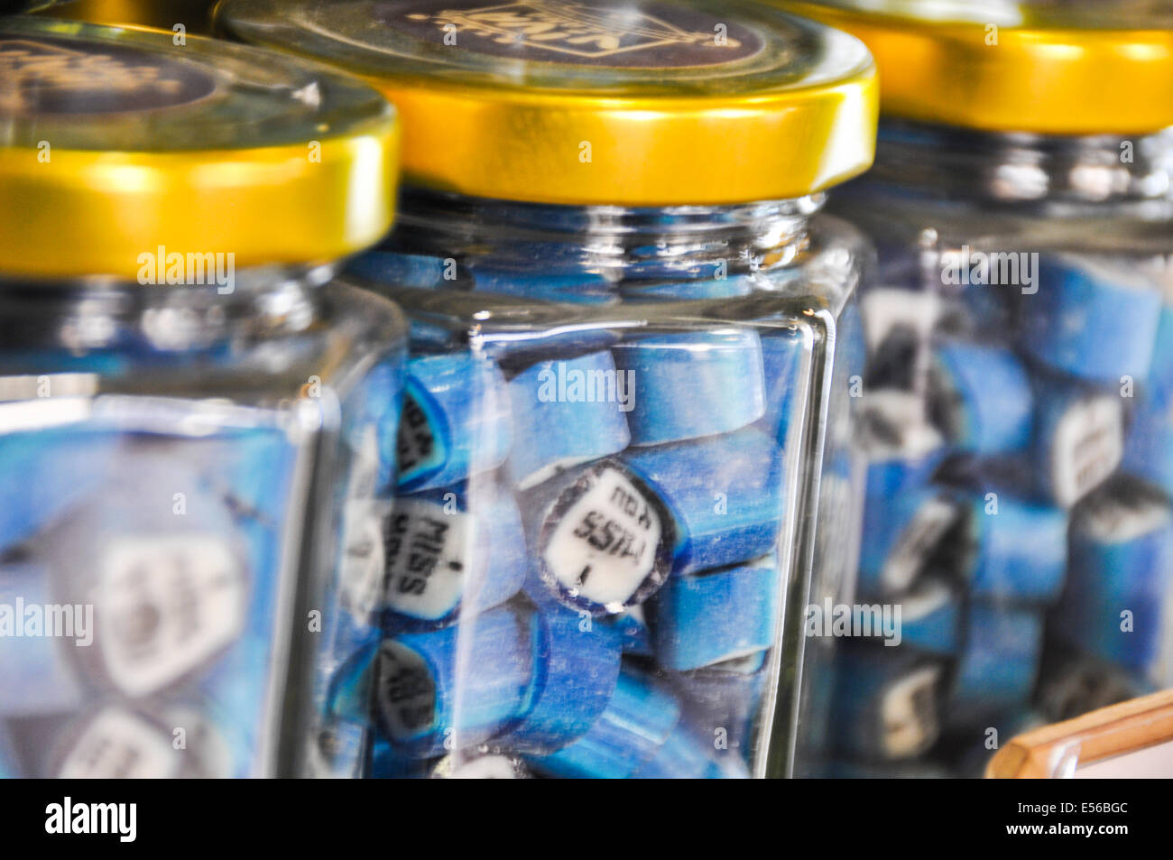 Interior of a candy store. Photographed in Prague Czech Republic Stock