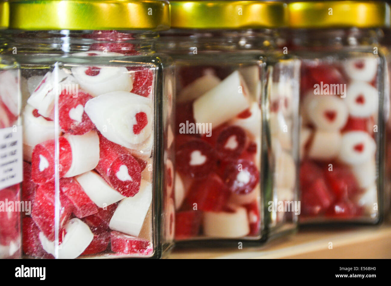 Interior of a candy store. Photographed in Prague Czech Republic Stock