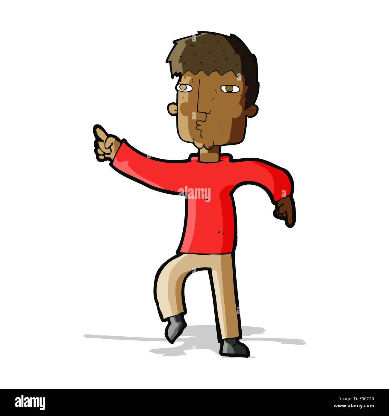 cartoon dancing man Stock Vector Image & Art - Alamy