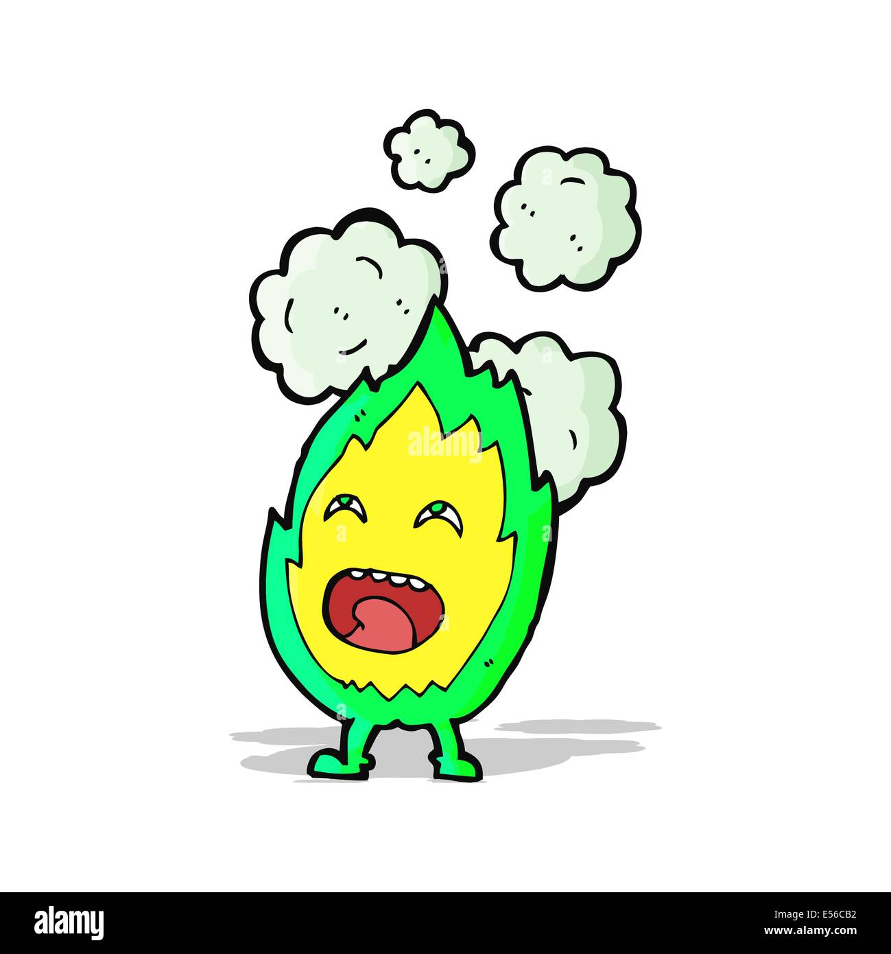 cartoon flame character Stock Vector Image & Art Alamy