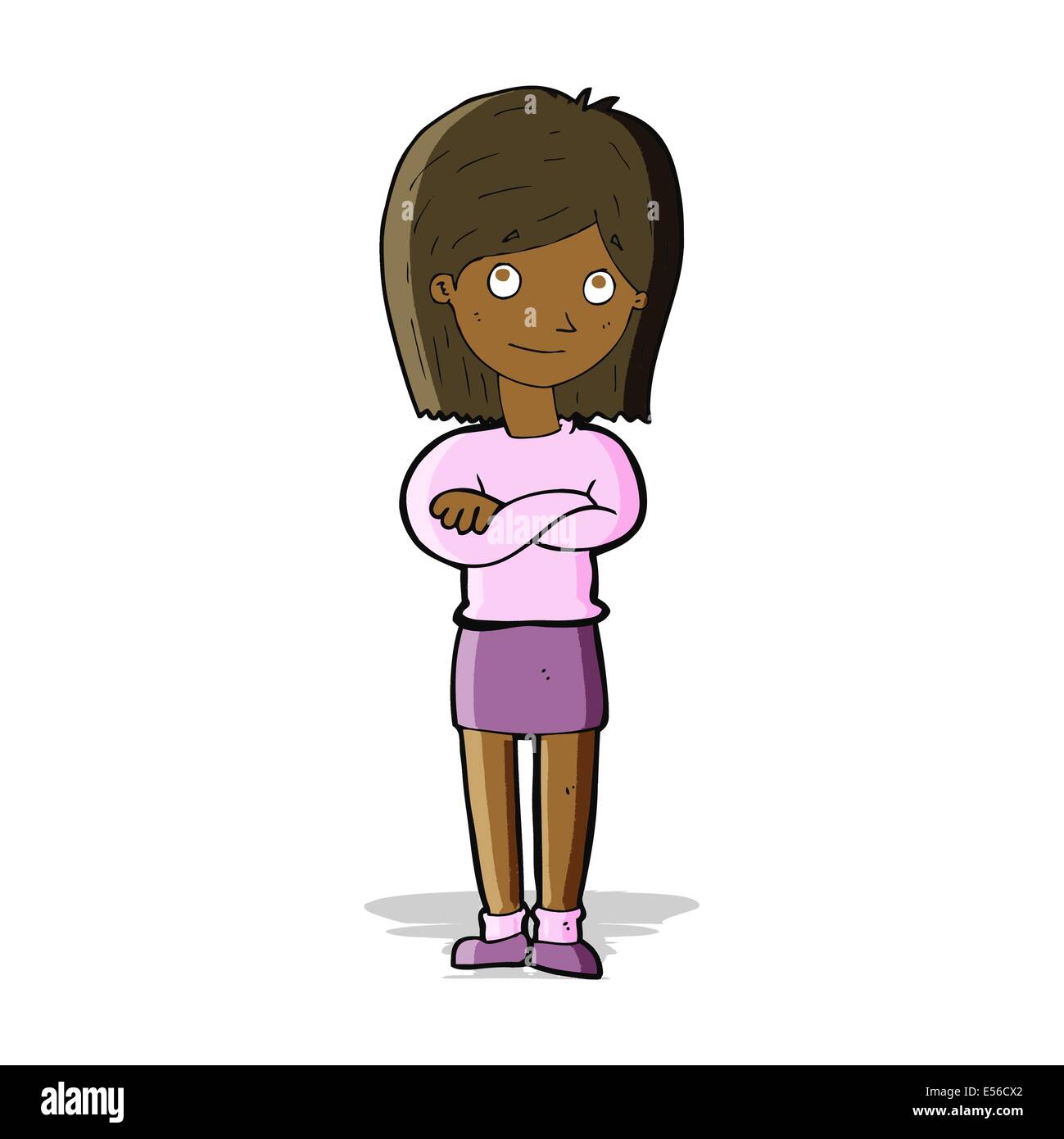 Woman rolling eyes Stock Vector Images Alamy