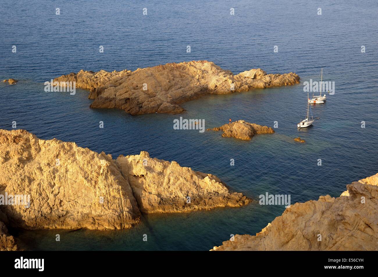 France, Corse, the rocks near Ile Rousse Stock Photo - Alamy