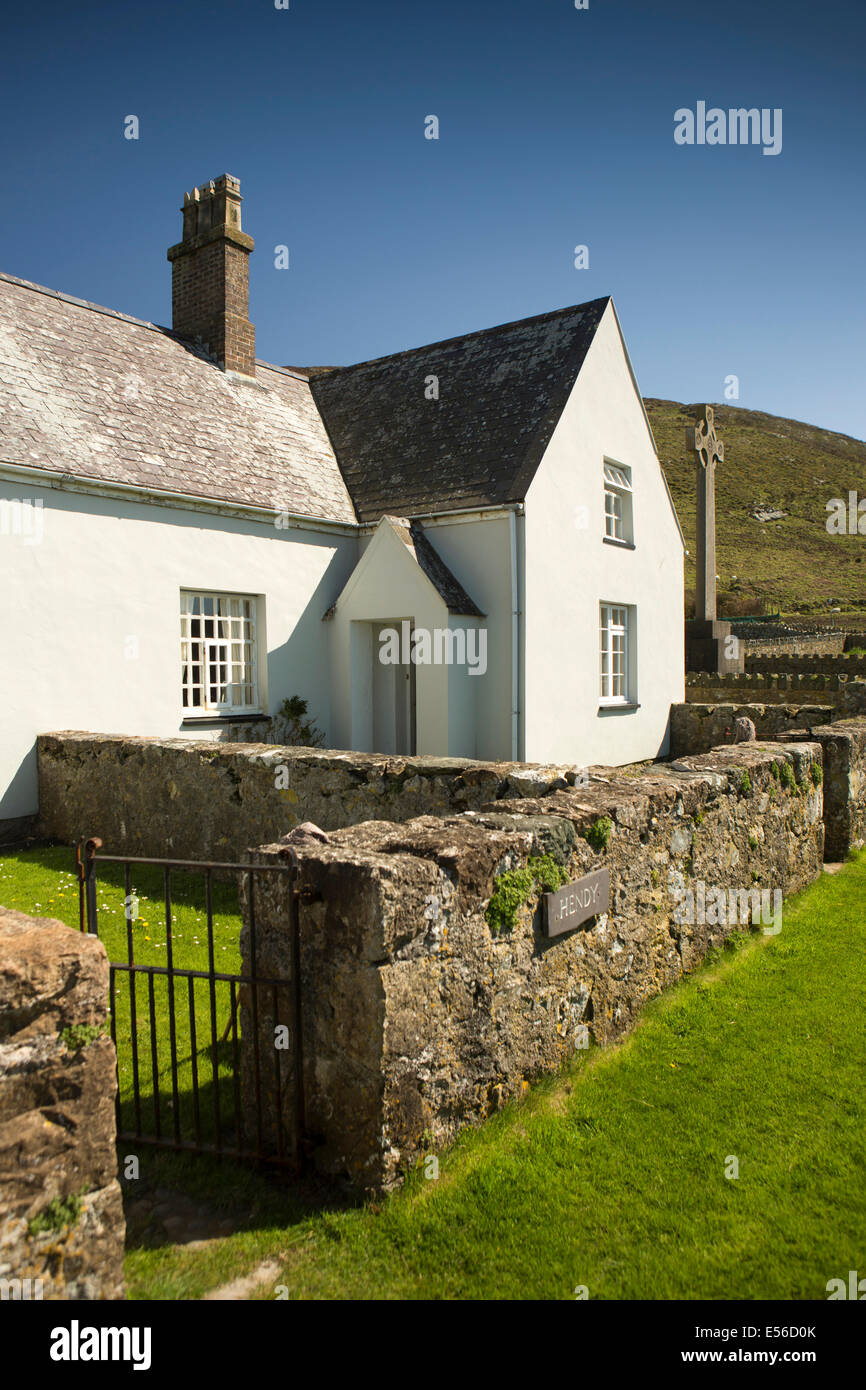 Uk Wales Gwynedd Lleyn Peninsula Bardsey Island Hendy Cottage