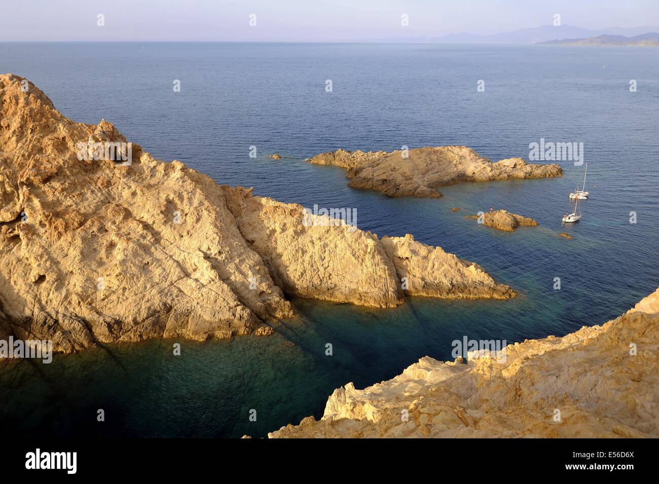 France, Corse, the rocks near Ile Rousse Stock Photo - Alamy