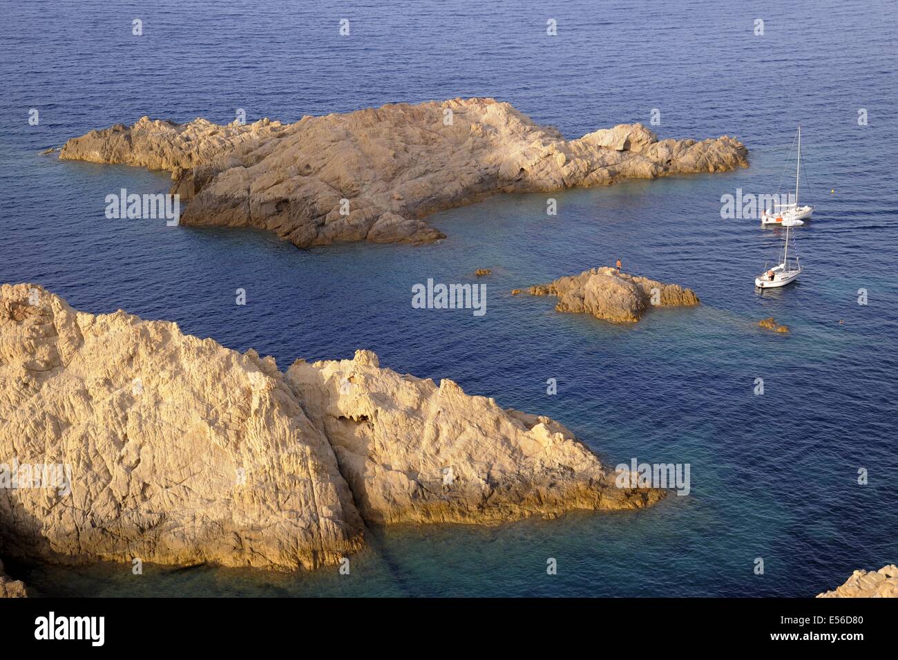 France, Corse, the rocks near Ile Rousse Stock Photo - Alamy