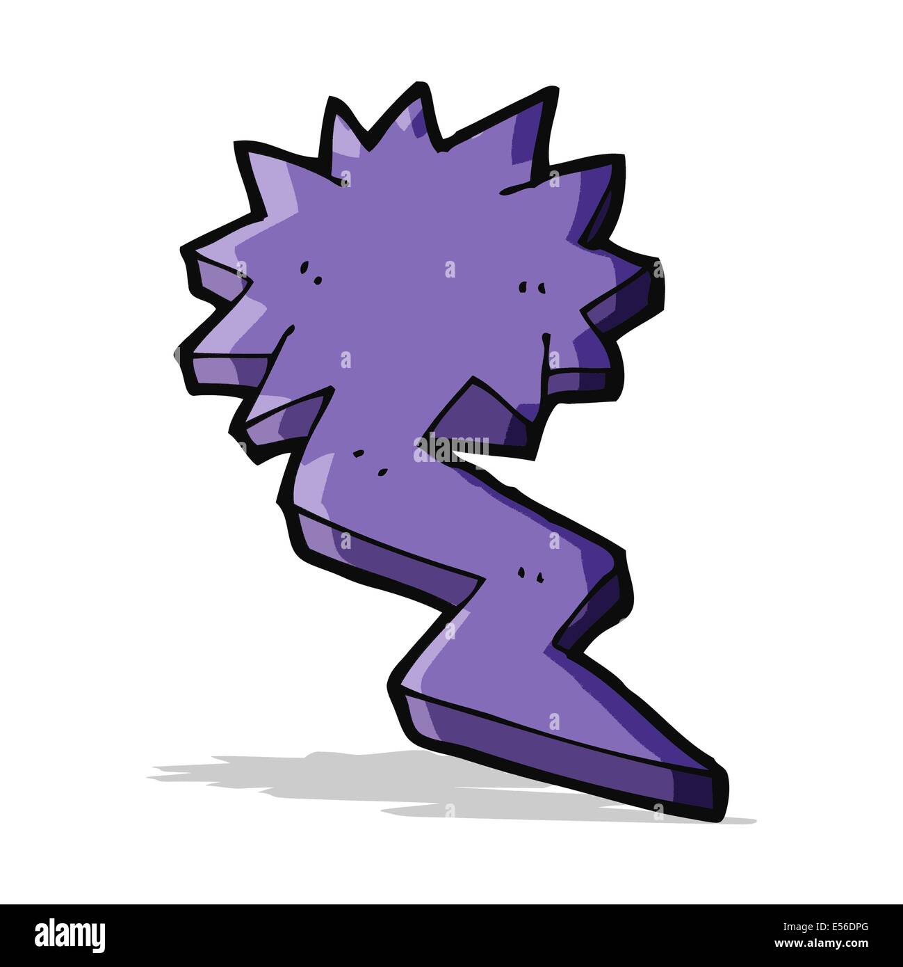 cartoon lightning bolt symbol Stock Vector Image & Art - Alamy