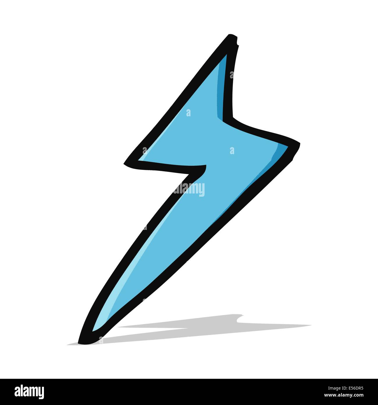 cartoon lightning bolt symbol Stock Vector Image & Art - Alamy