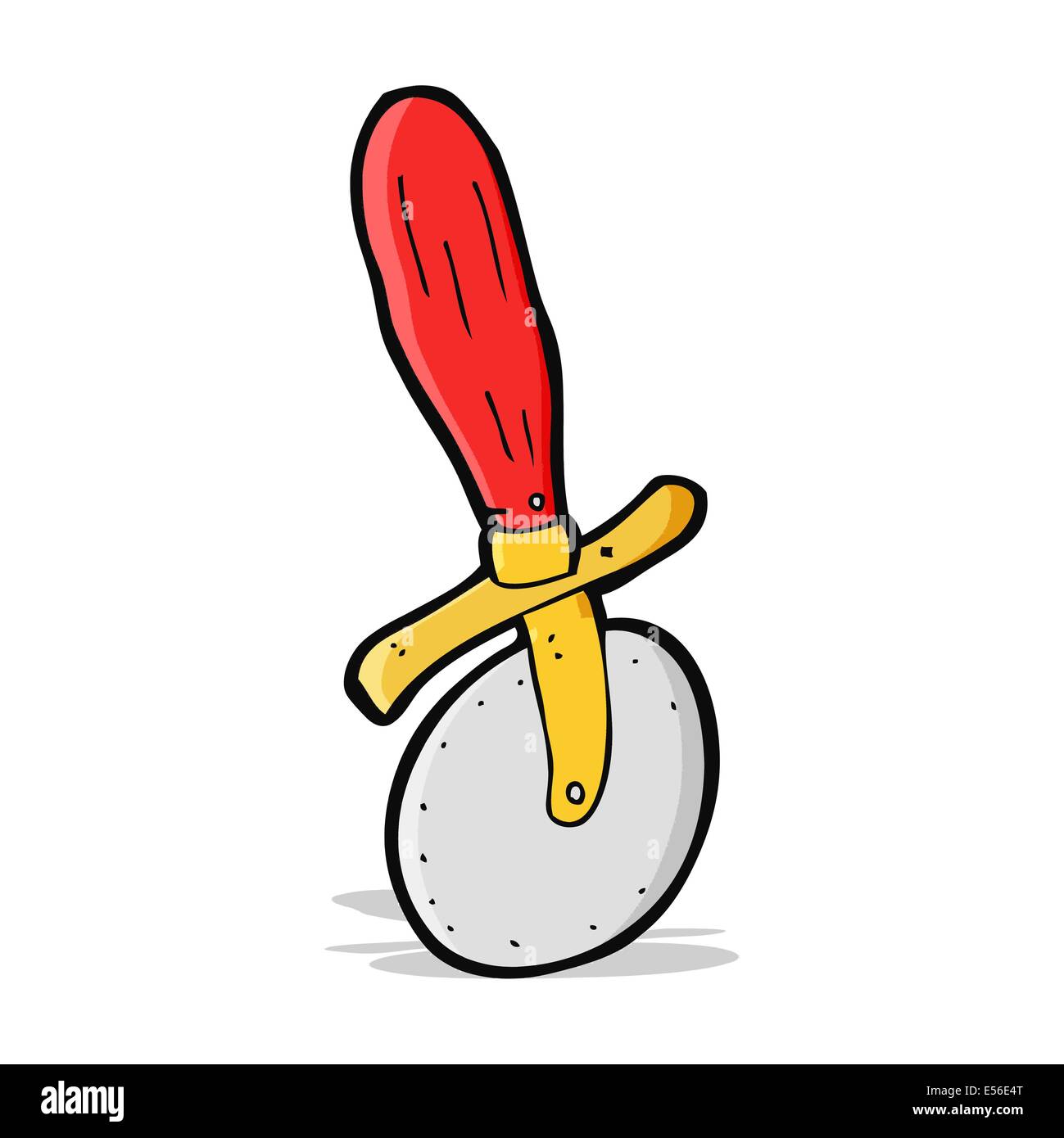 cartoon pizza cutter Stock Vector Image & Art Alamy