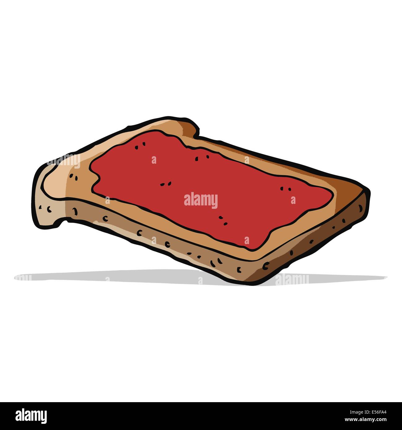 cartoon jam on toast Stock Vector Image & Art Alamy
