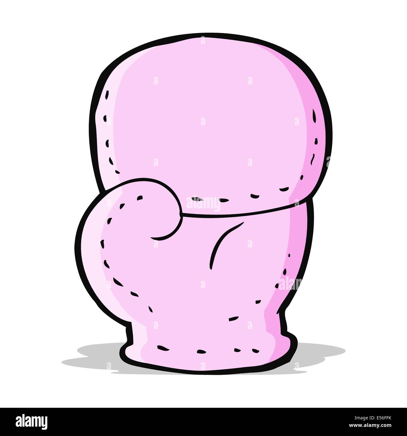 cartoon pink boxing glove Stock Vector Image & Art Alamy