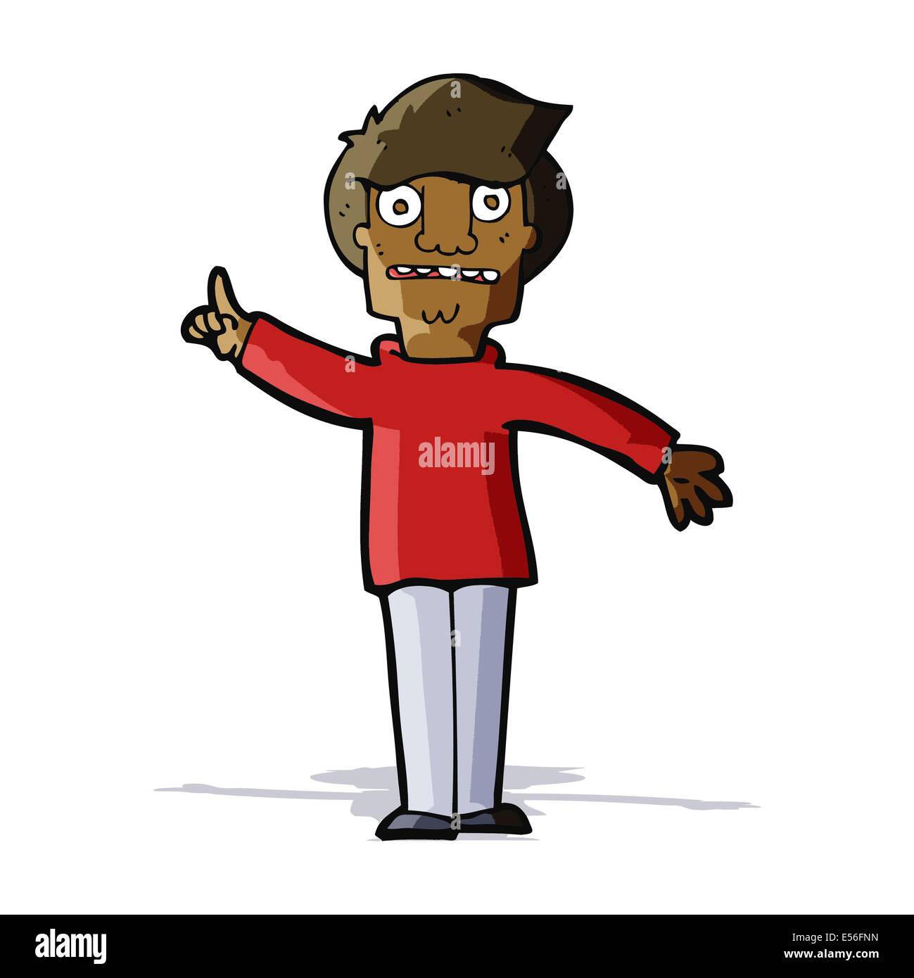 cartoon man asking question Stock Vector Image & Art - Alamy