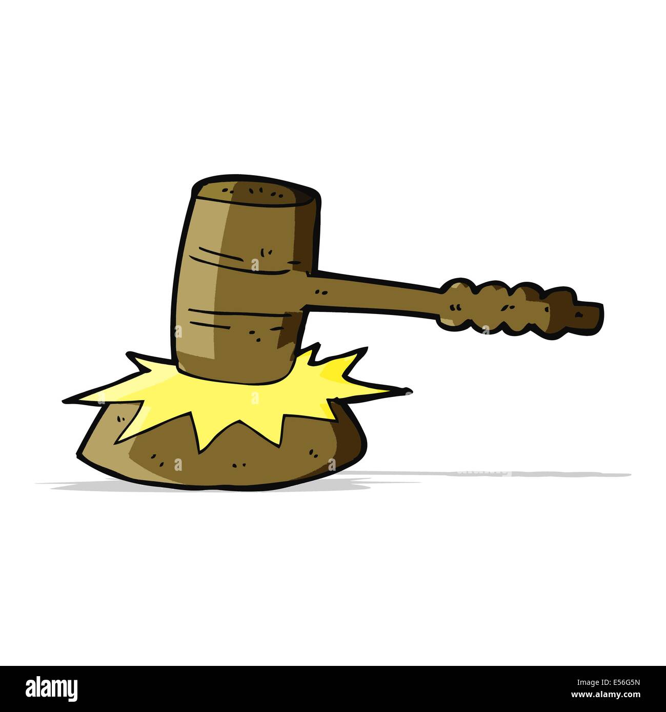 cartoon gavel banging Stock Vector Image & Art - Alamy