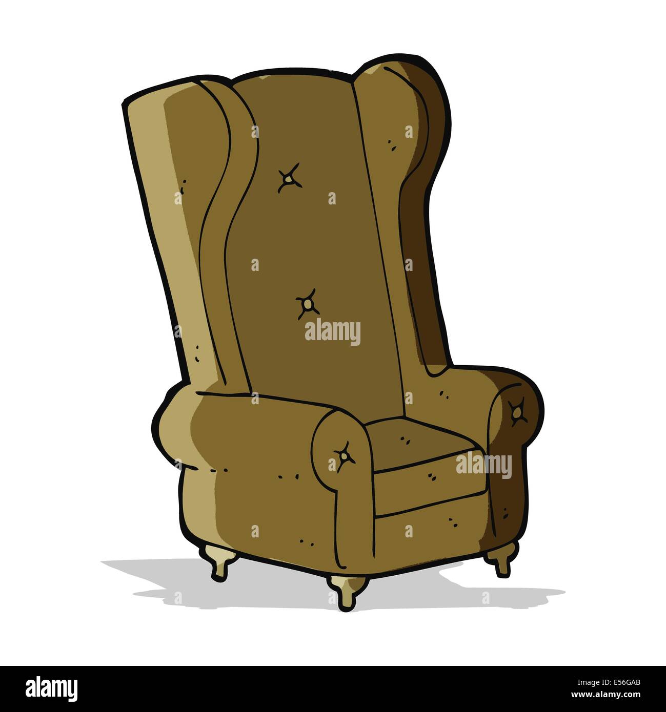 cartoon old armchair Stock Vector Image & Art Alamy