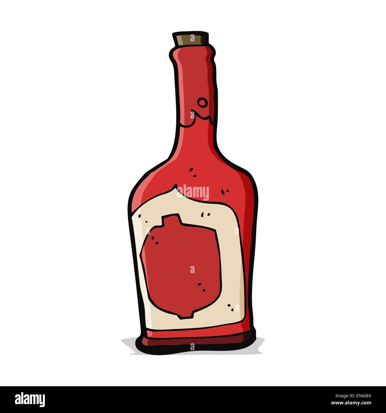 cartoon bottle of rum Stock Vector Image & Art Alamy