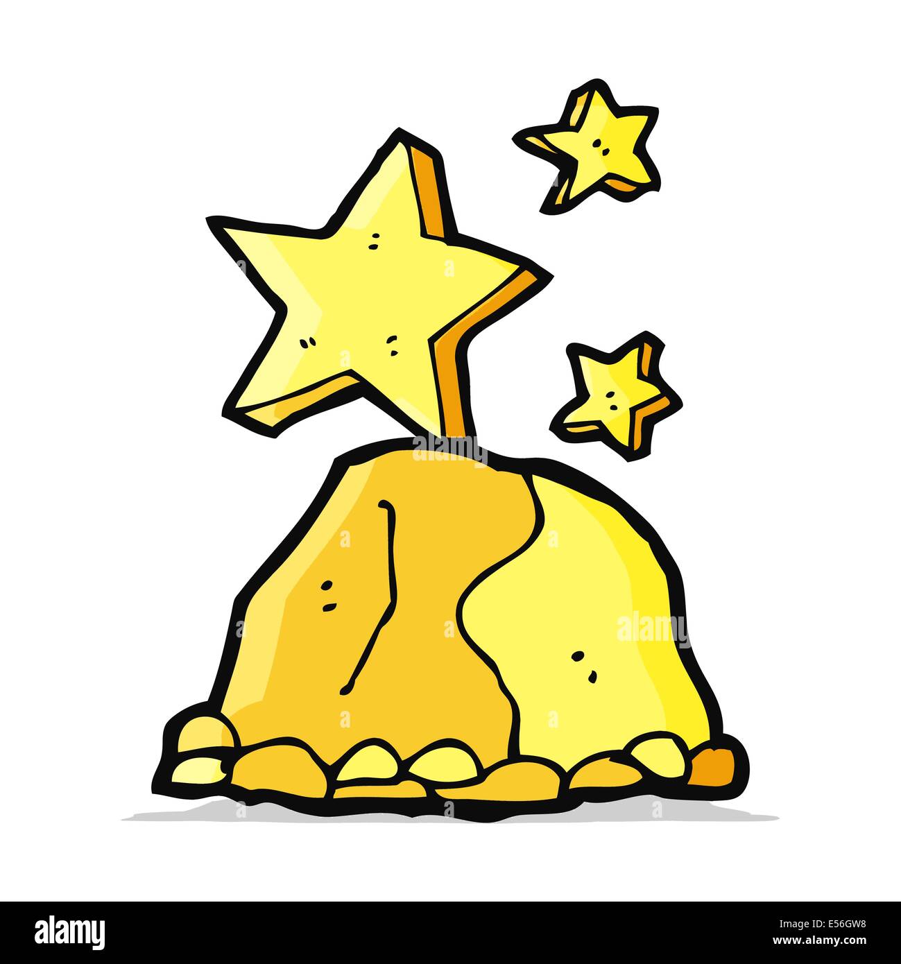 cartoon gold nugget Stock Vector Image & Art - Alamy