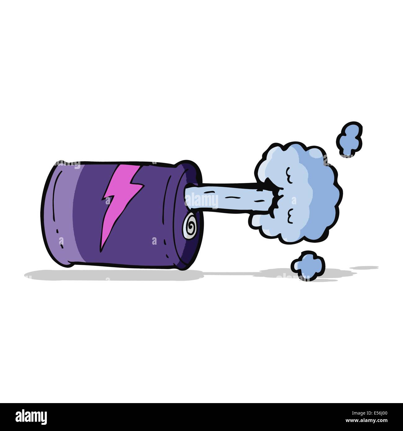 cartoon fizzy drink can Stock Vector