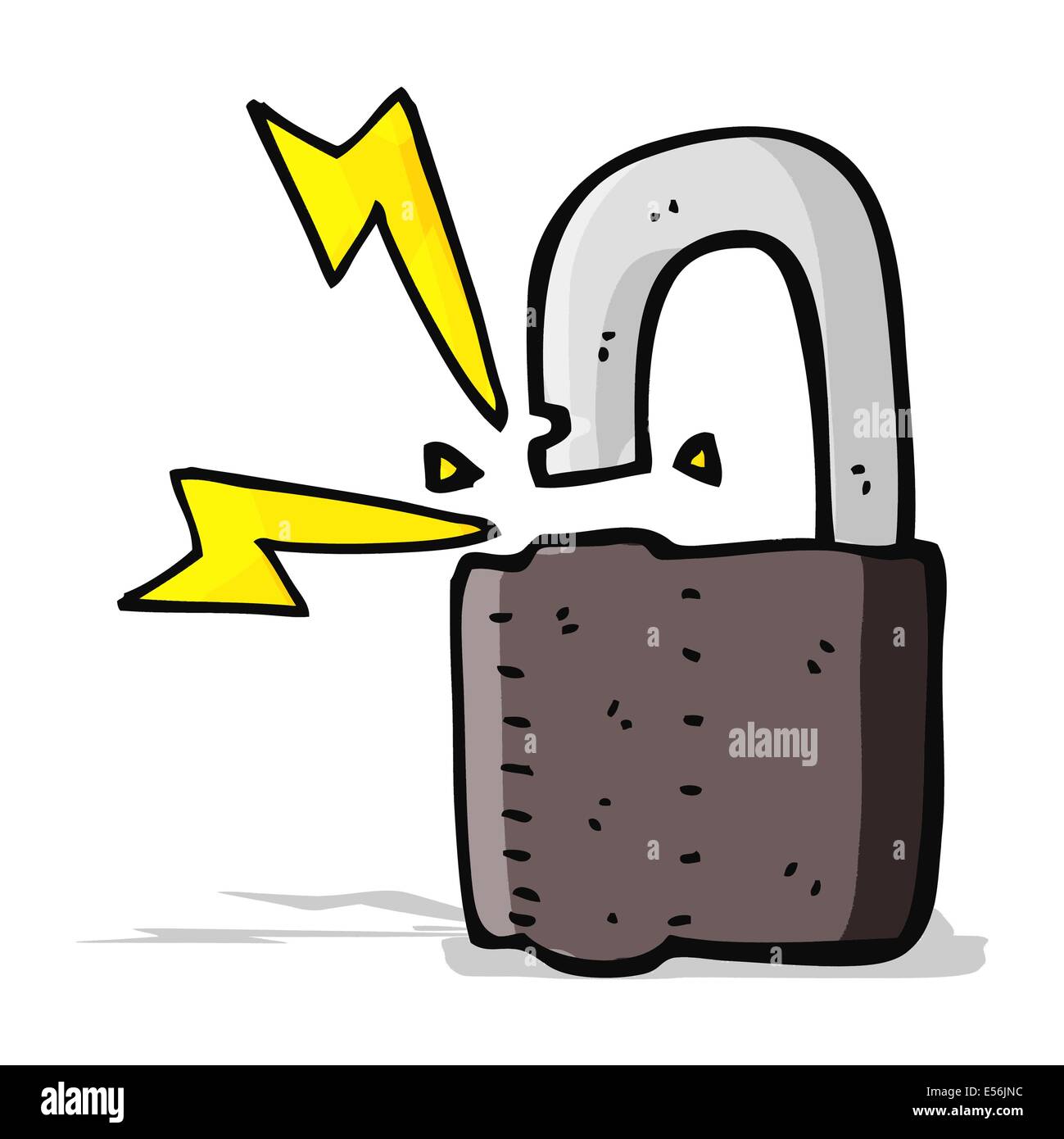 cartoon padlock symbol Stock Vector Image & Art - Alamy