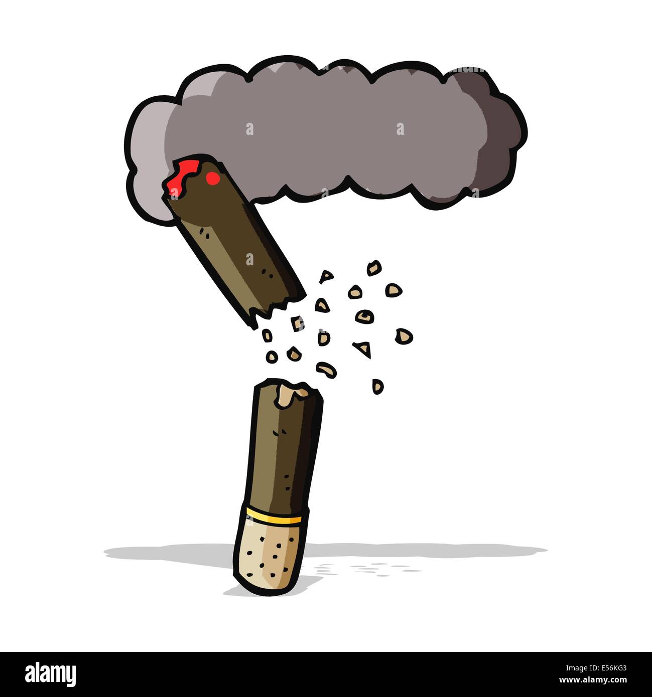 Tobacco broken Stock Vector Images - Alamy