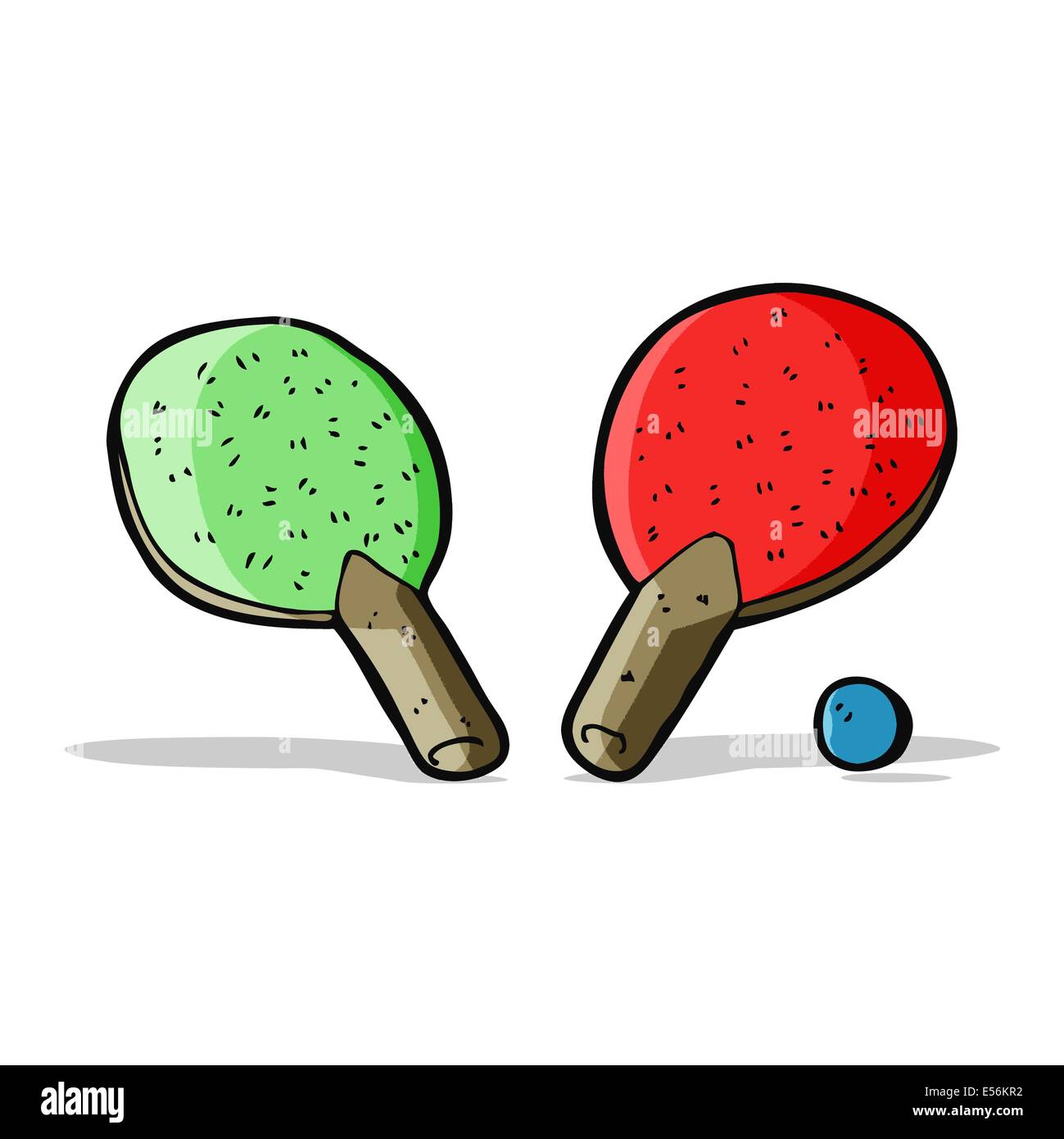 cartoon table tennis bats Stock Vector Image & Art Alamy