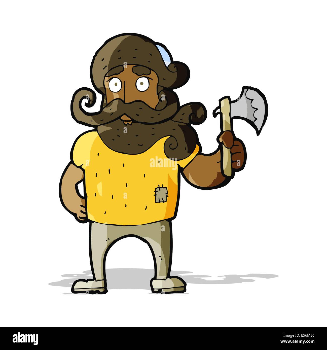 cartoon lumberjack with axe Stock Vector Image & Art - Alamy