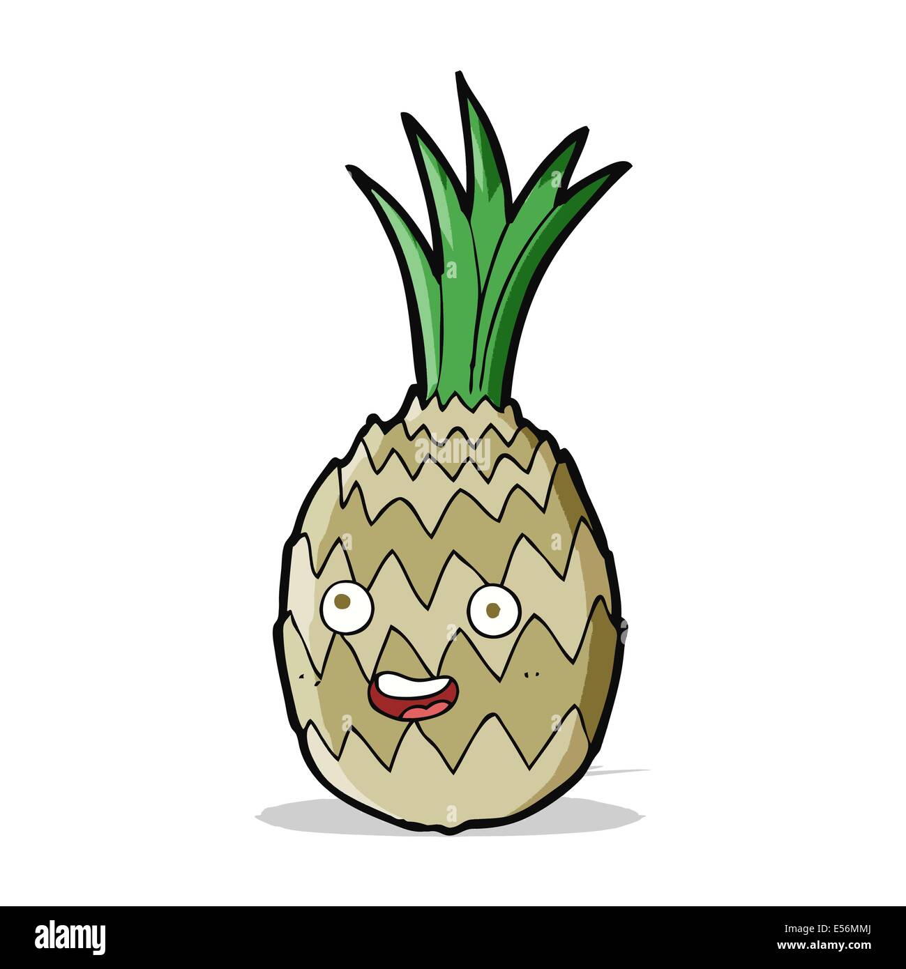 cartoon happy pineapple Stock Vector Image & Art - Alamy