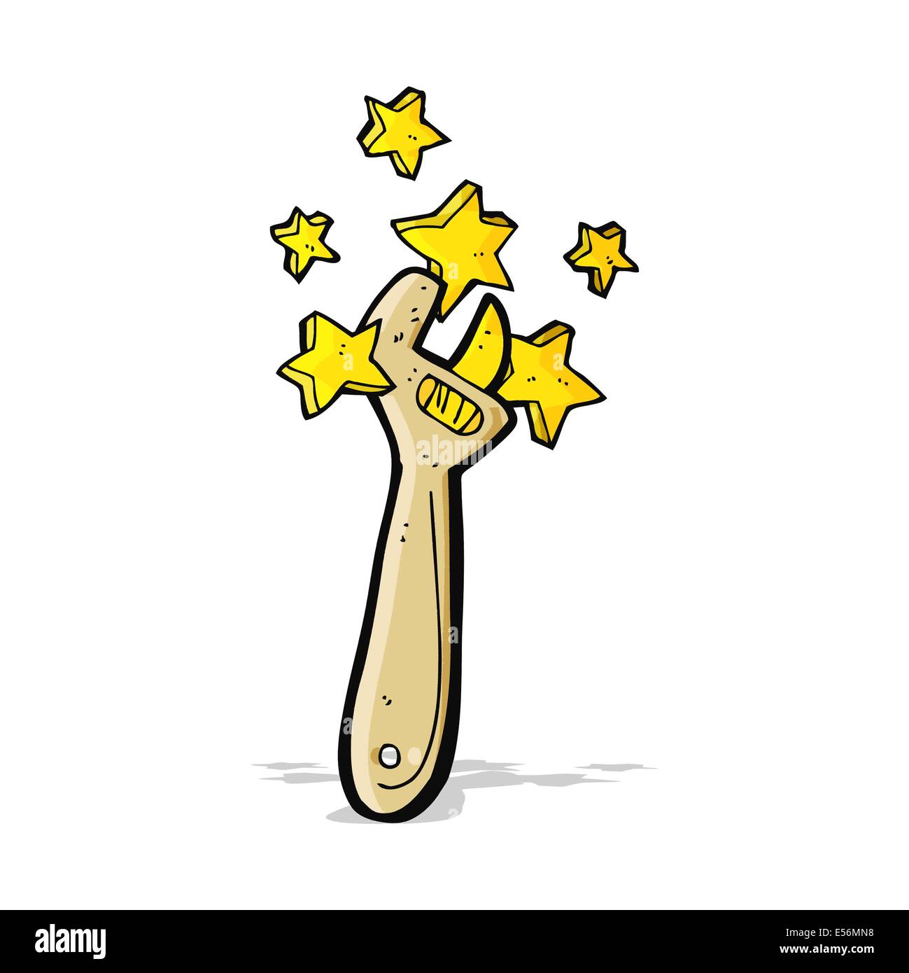 cartoon adjustable spanner Stock Vector Image & Art Alamy