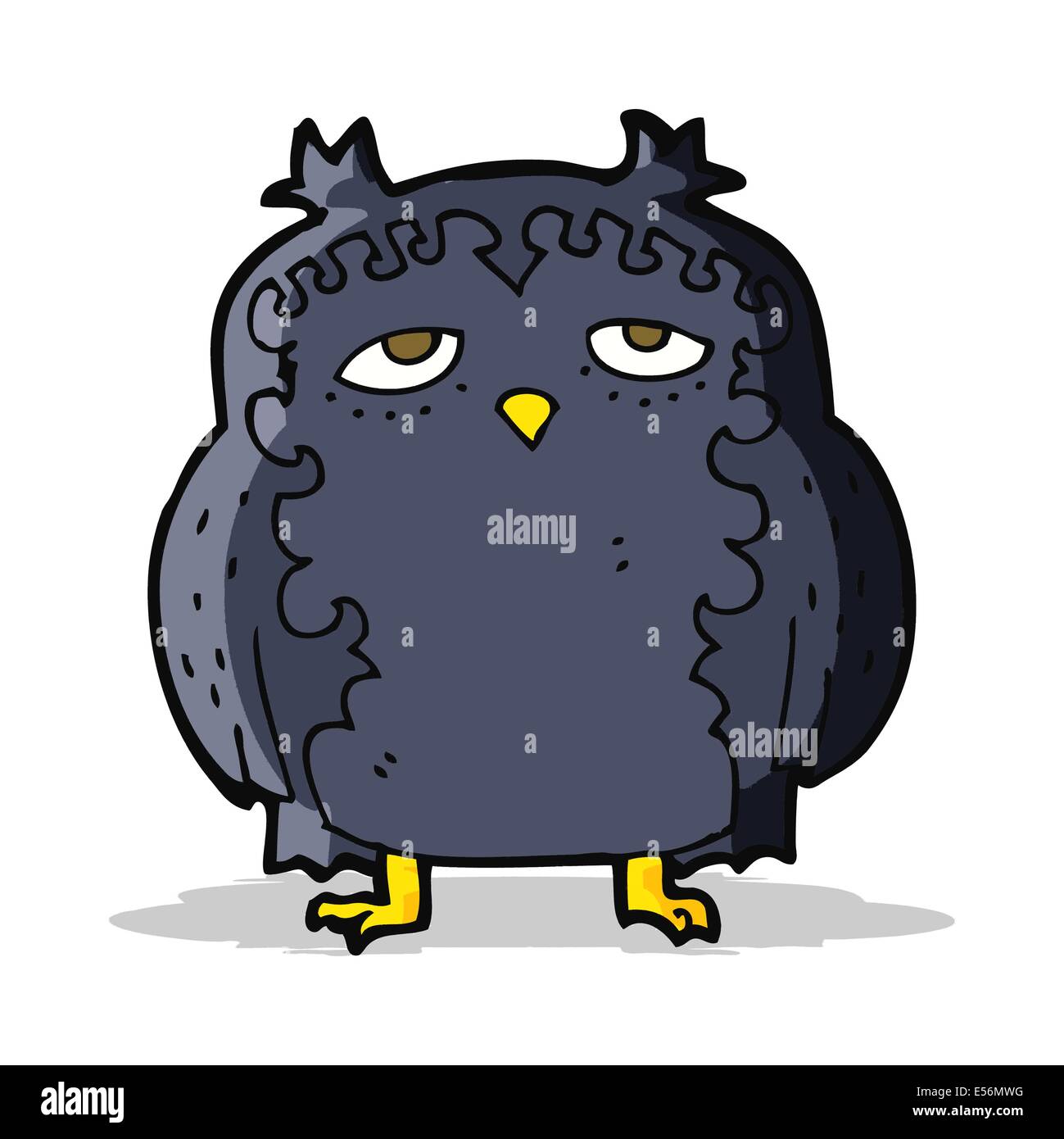 cartoon wise old owl Stock Vector Image & Art - Alamy