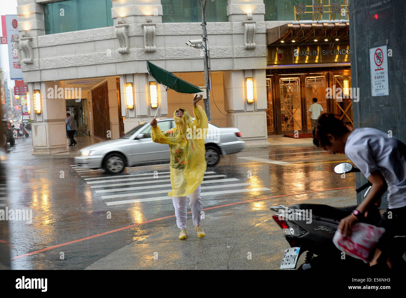 Umbrella blown inside out hires stock photography and images Alamy