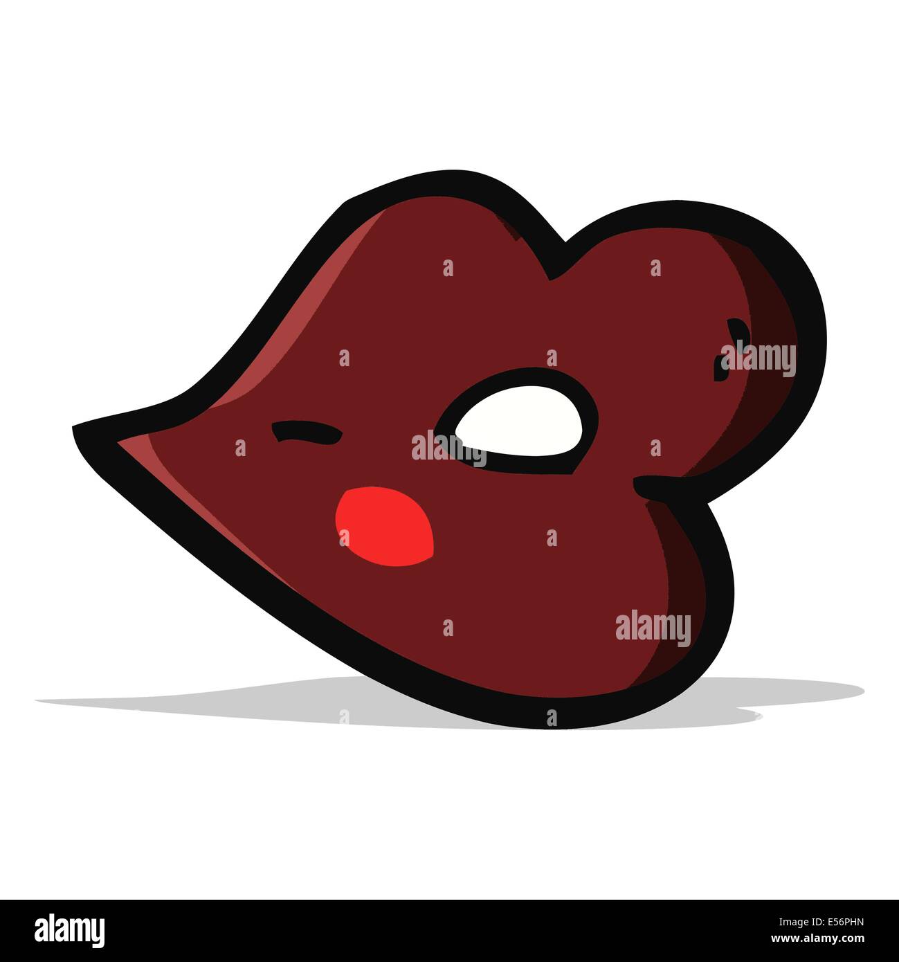 cartoon glossy lips Stock Vector Image & Art Alamy