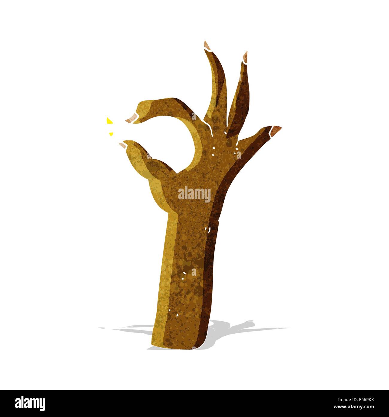 Cartoon Excellent Hand Gesture Stock Vector Images - Alamy