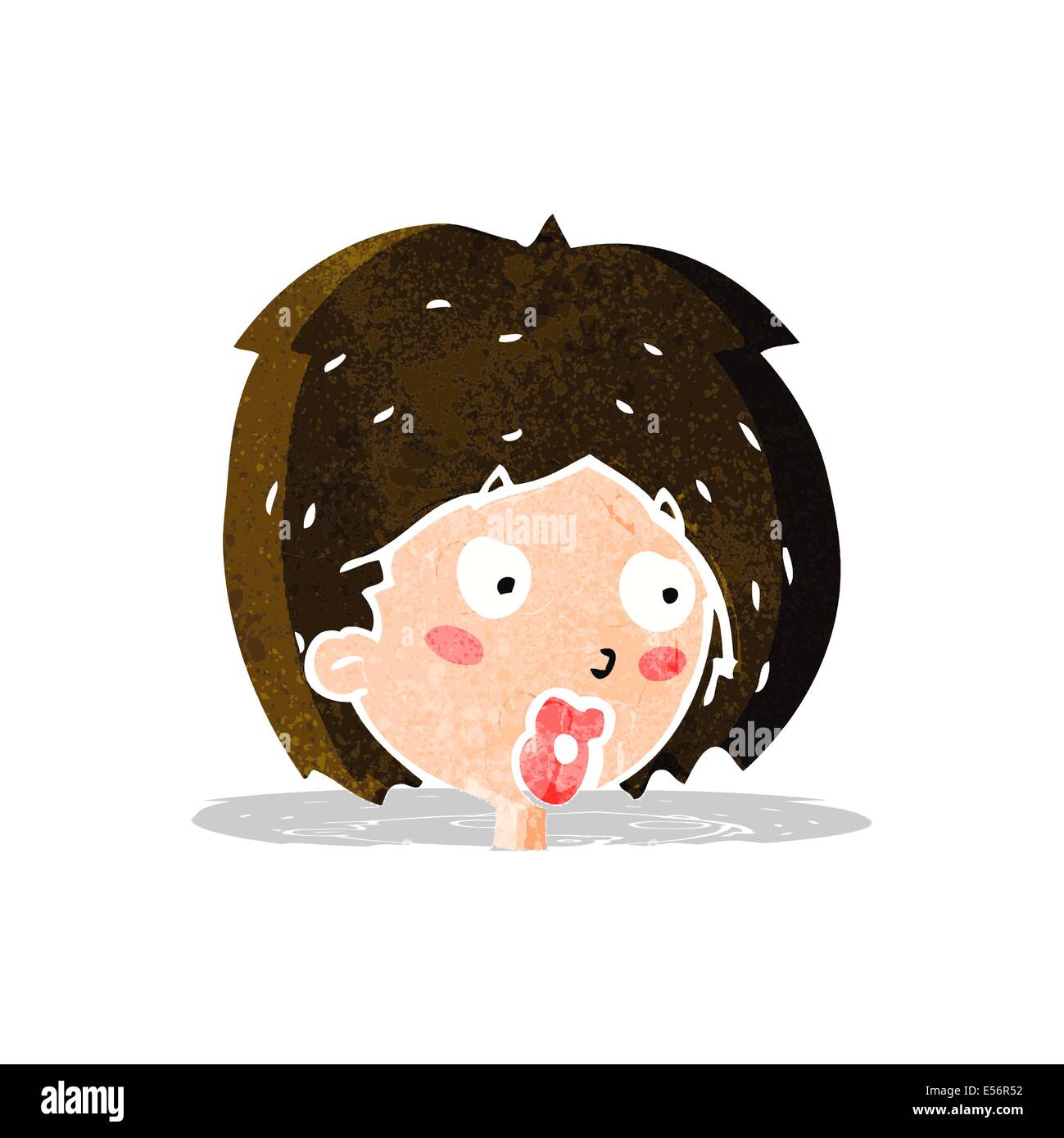cartoon woman looking Stock Vector Image & Art - Alamy