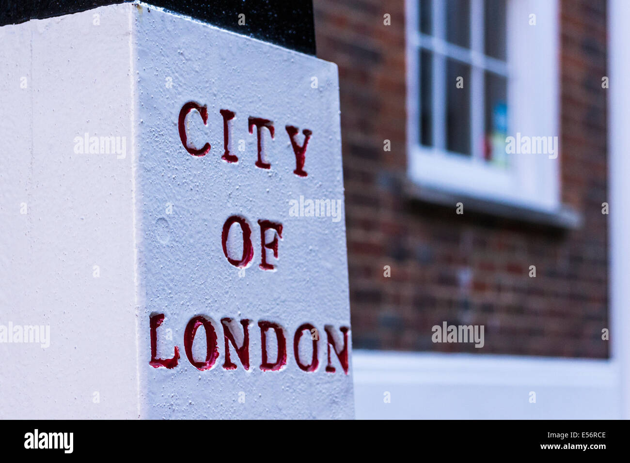 City of London street marker Stock Photo