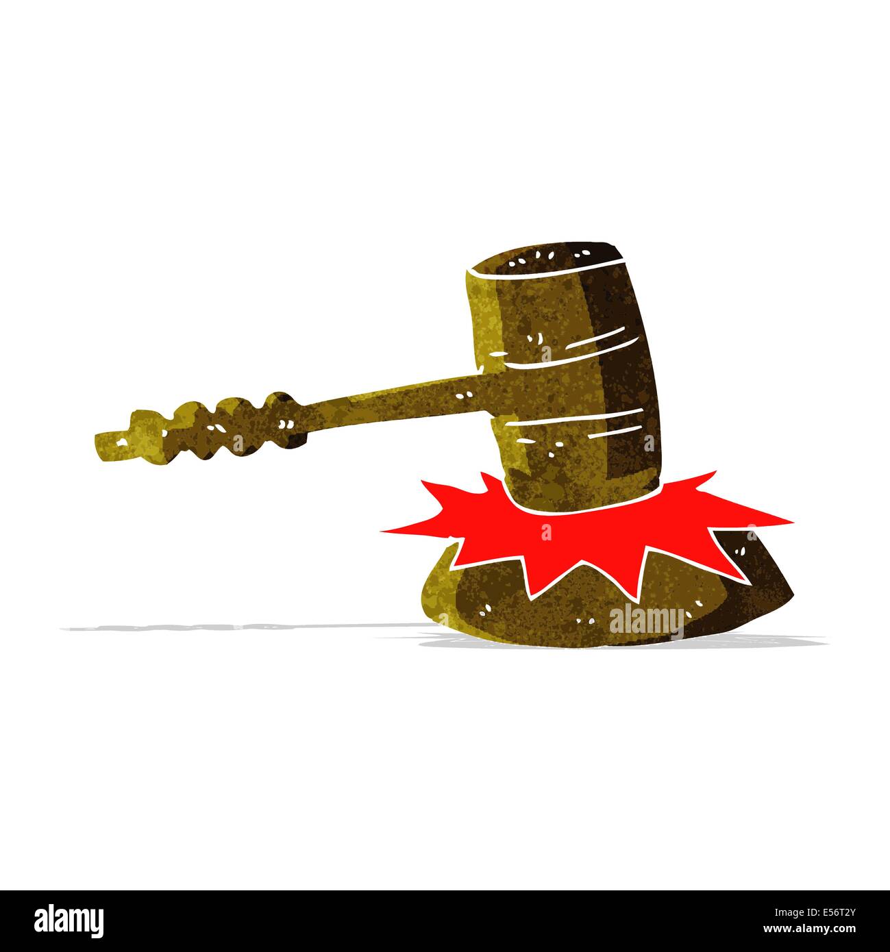 cartoon gavel banging Stock Vector Image & Art Alamy
