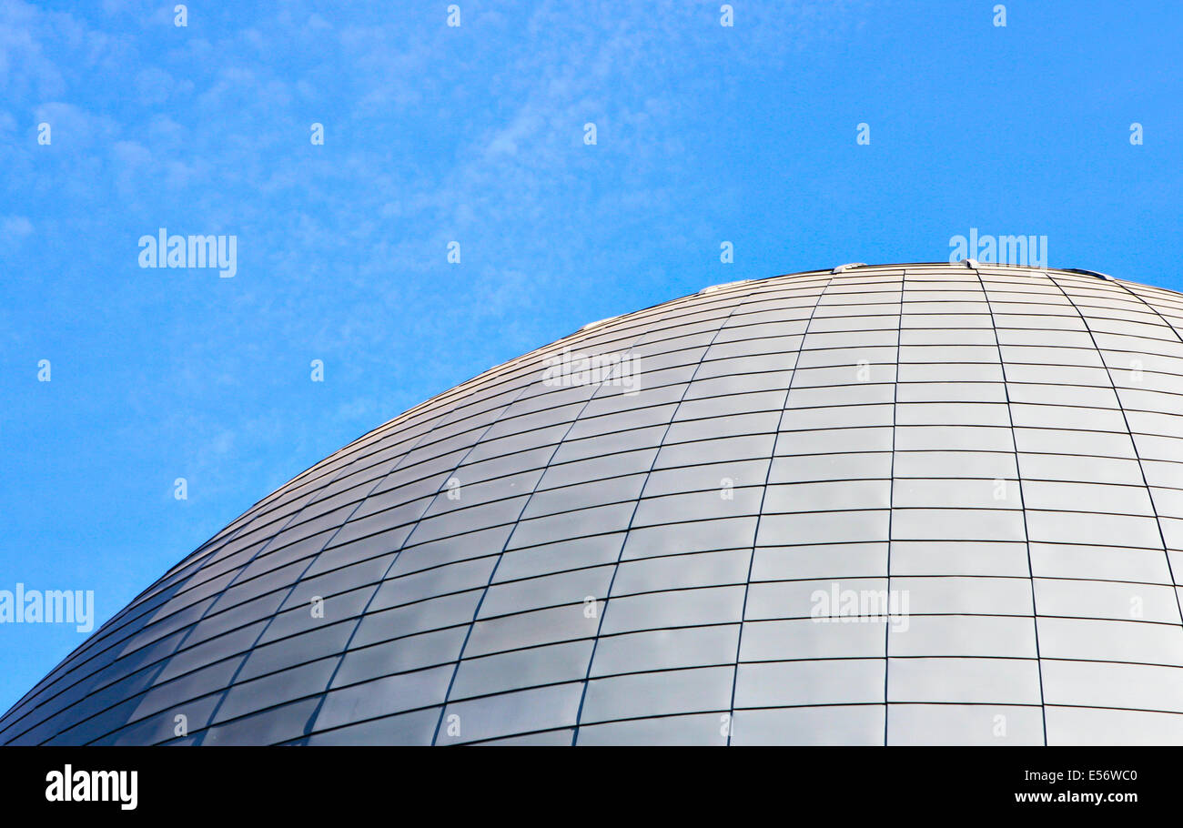 Roud dome colse up and blue sky Stock Photo