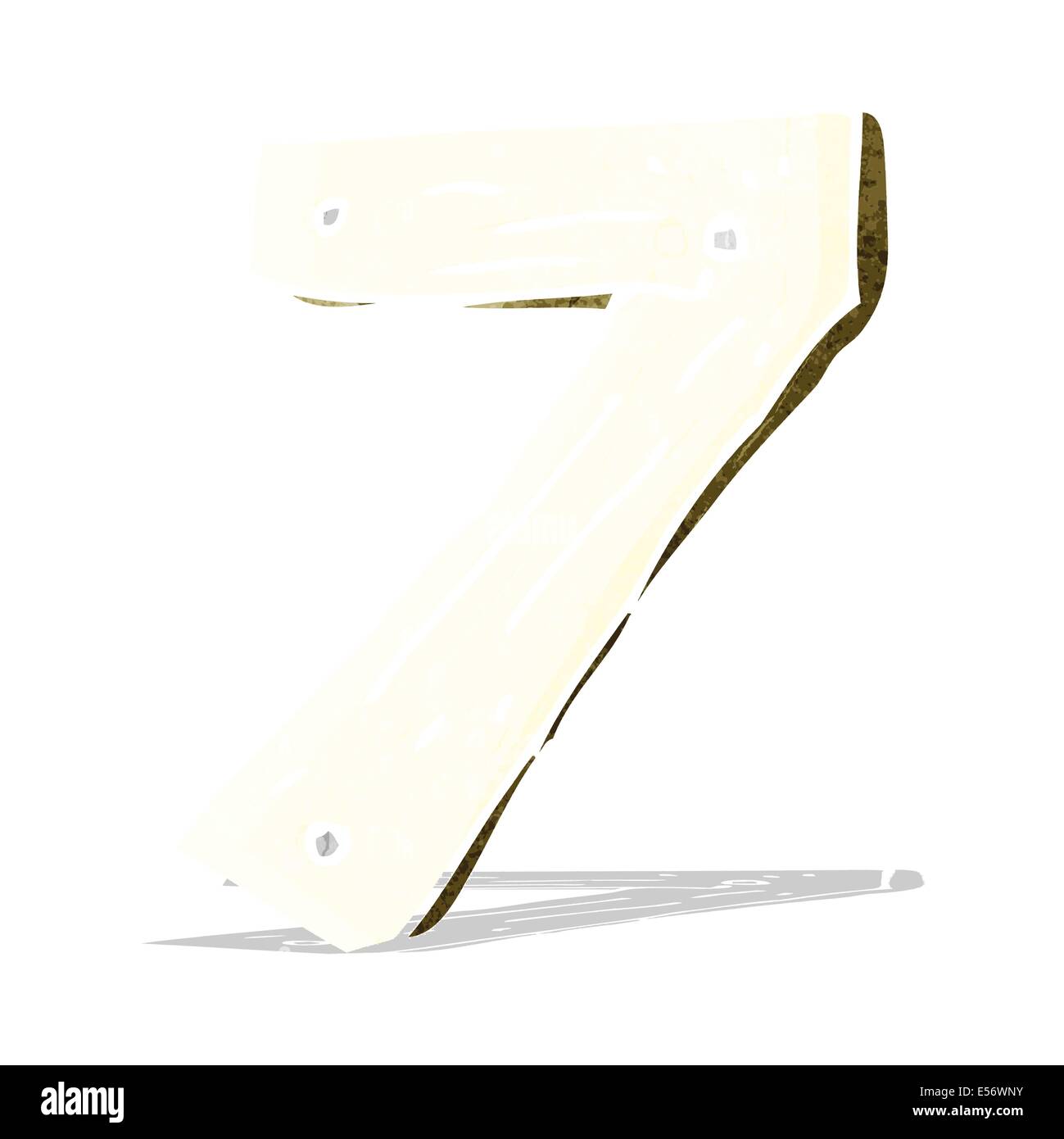 cartoon wooden number Stock Vector Image & Art - Alamy