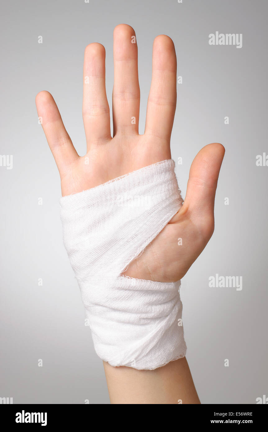 Palm bandages hi-res stock photography and images - Alamy