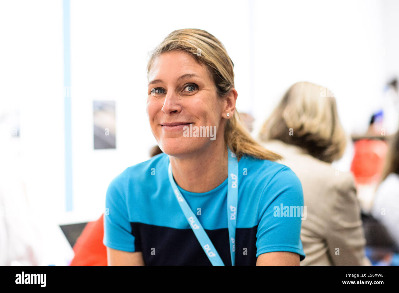 MUNICH/GERMANY - JULY 21: Silvana Koch-Mehrin during a workshop of the  DLDwomen (Digital-Life-Design) Conference at Haus der Kunst in Munich,  Germany. The motto of this year's DLDwomen innovation conference held by  Hubert