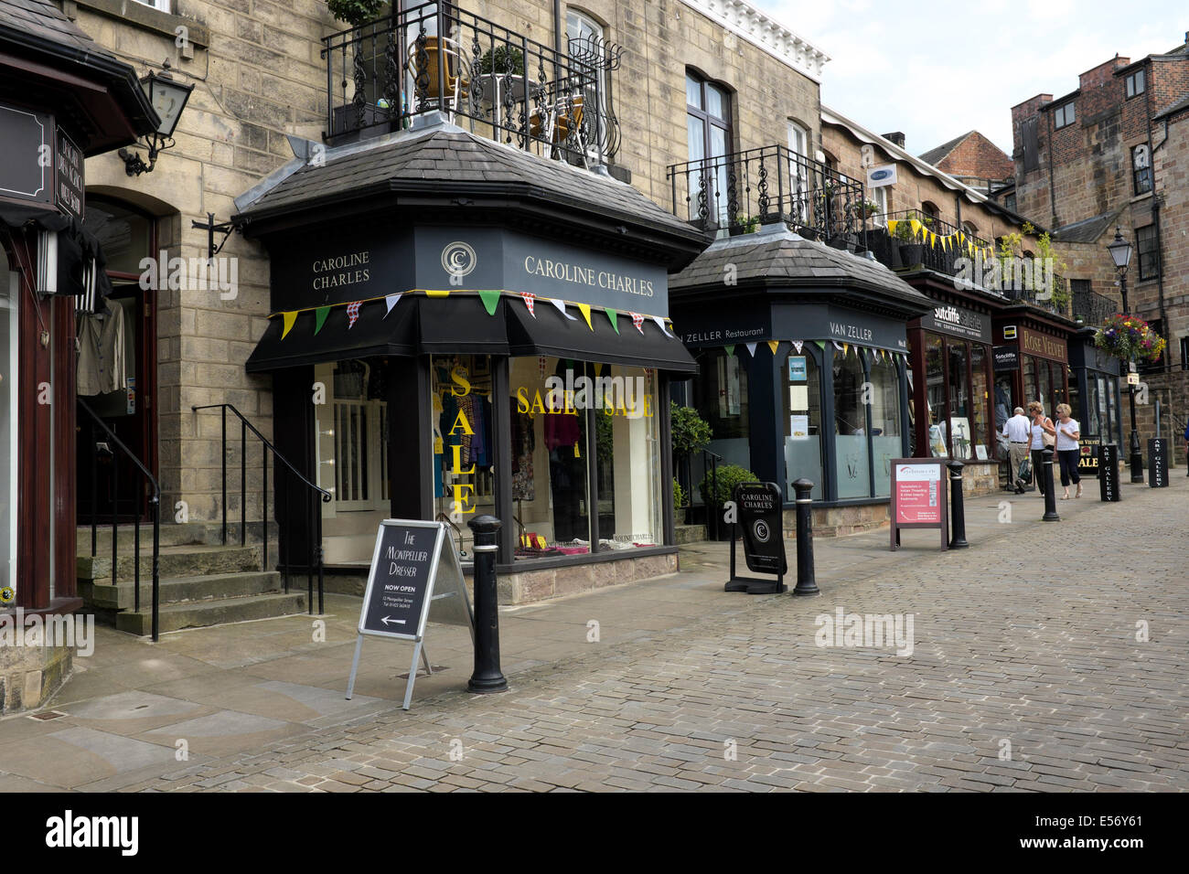 shops in the montpellier quarter in Harrogate, North Yorkshire, England