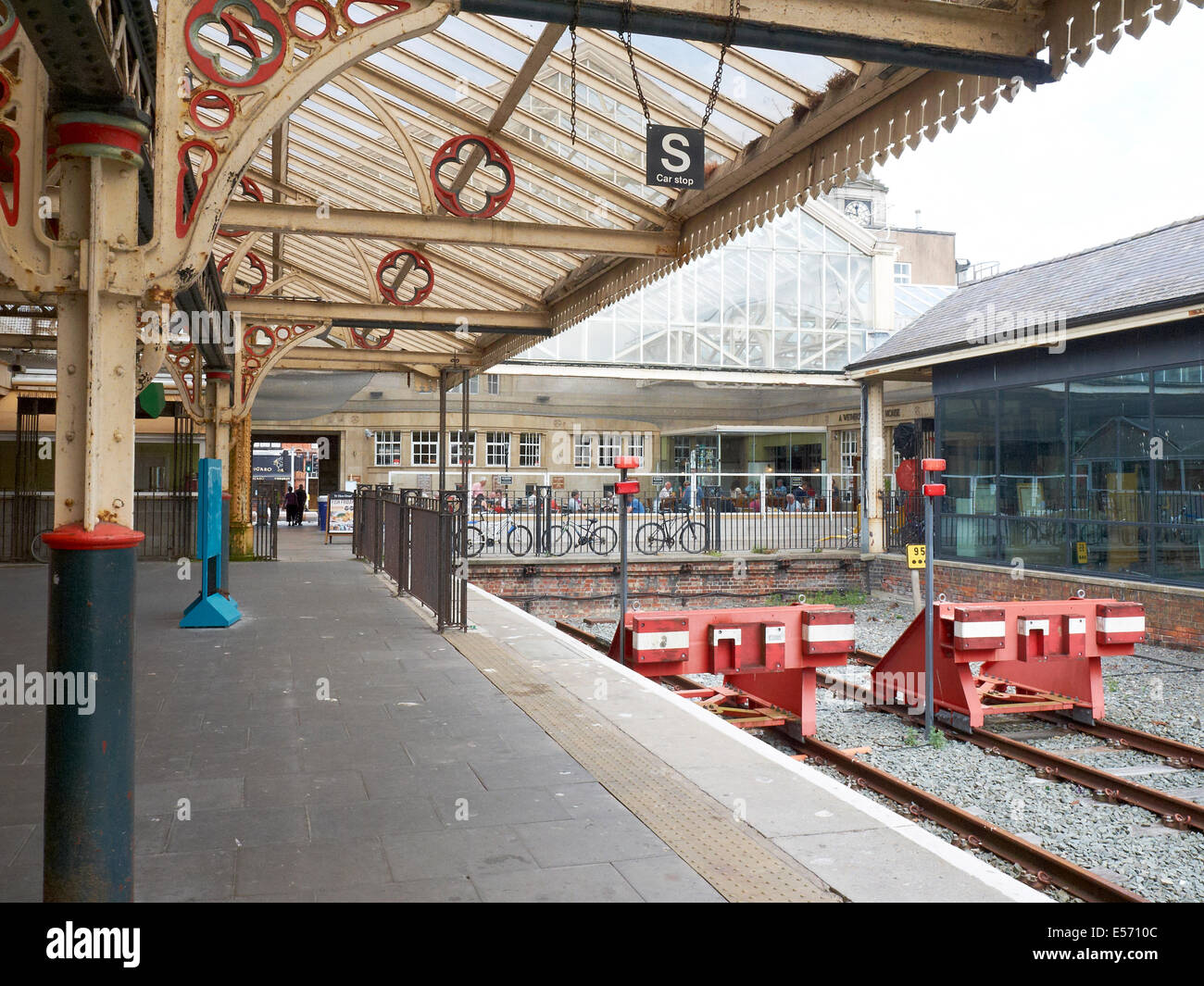 Aberystwyth railway station Wales UK Stock Photo Alamy