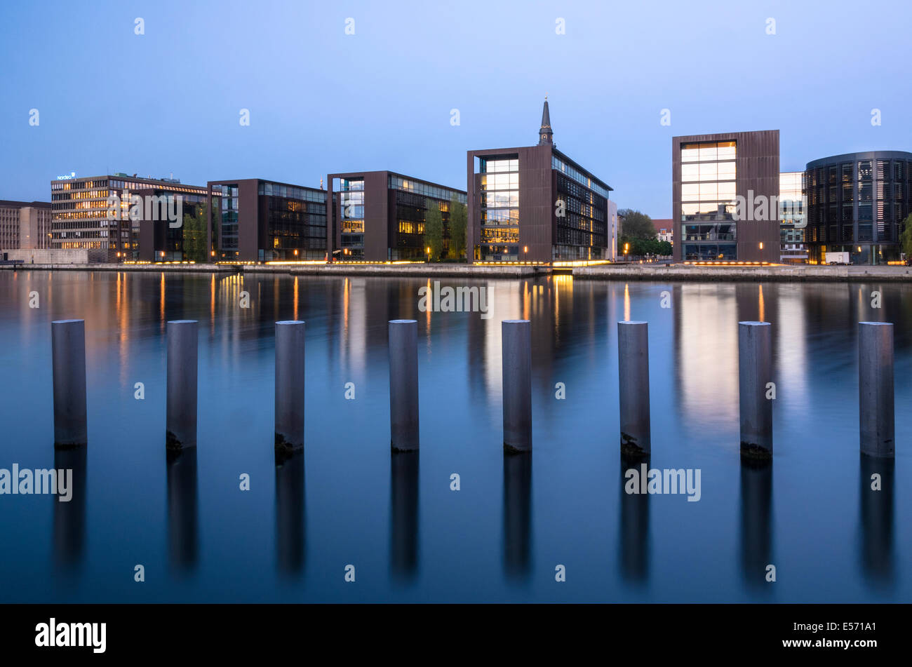 Nordea Bank headquarters in Christianshavn, Copenhagen, Denmark Stock Photo