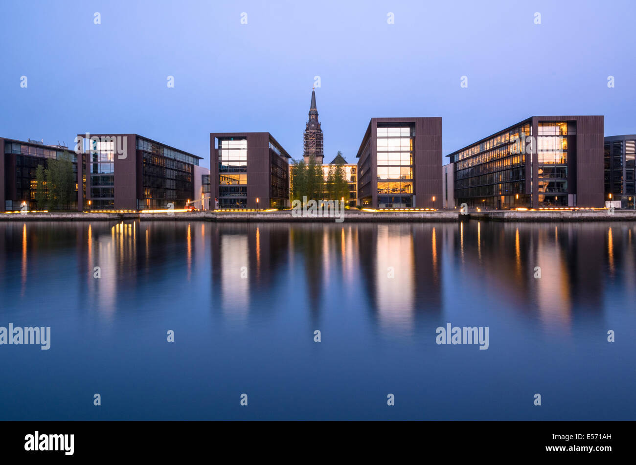 Nordea Bank headquarters in Christianshavn, Copenhagen, Denmark Stock Photo