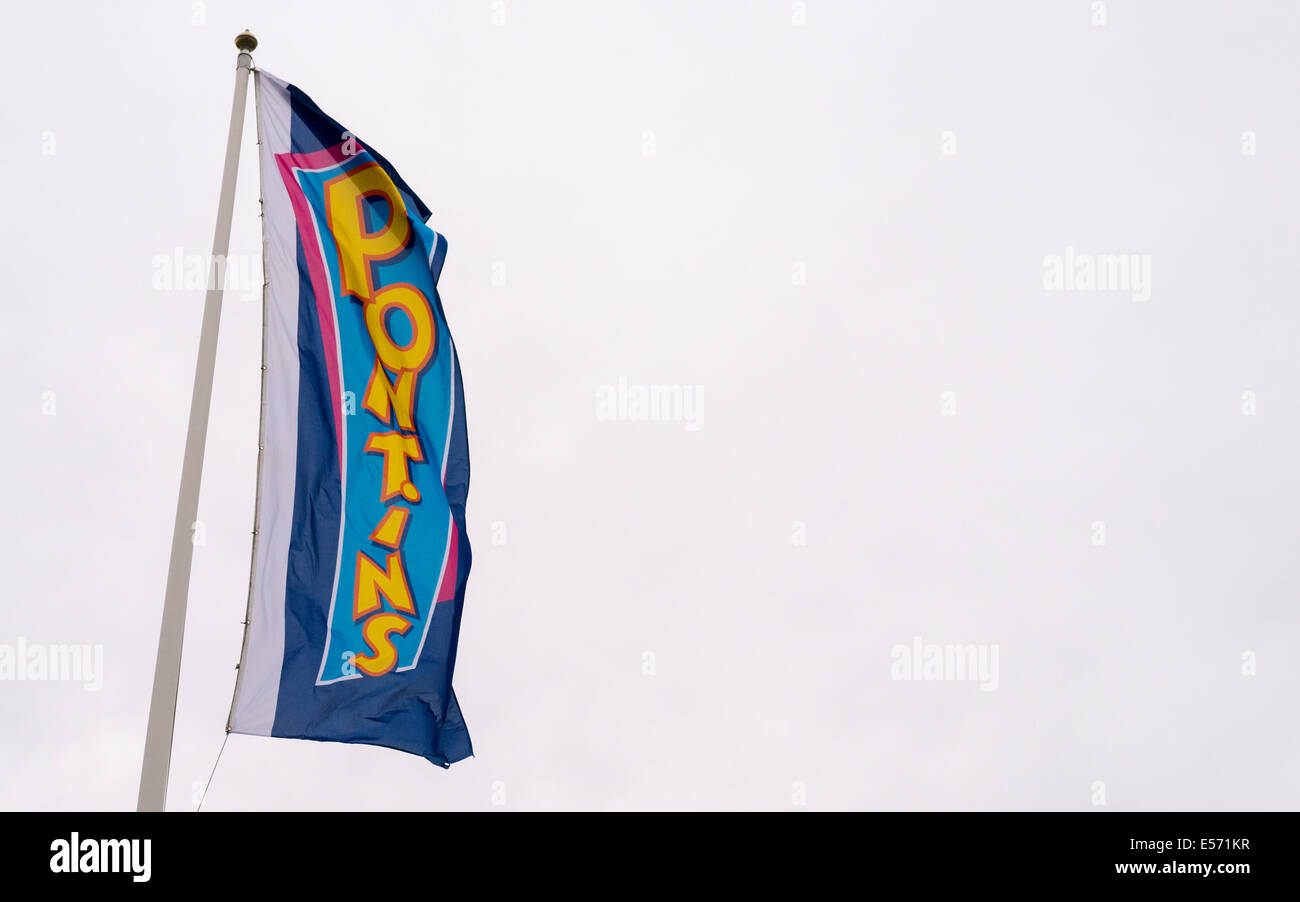 Pontins Holiday Centre Sign Stock Photo